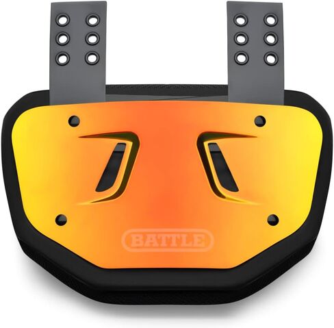 لوحة عظمية خلفية منشورية من Battle Sports - لوحة خلفية، واقي خلفي لأسفل الظهر، غلاف خارجي صلب وإسفنج محيطي، معدات كرة قدم حماية عالية التأثير in Kuwait