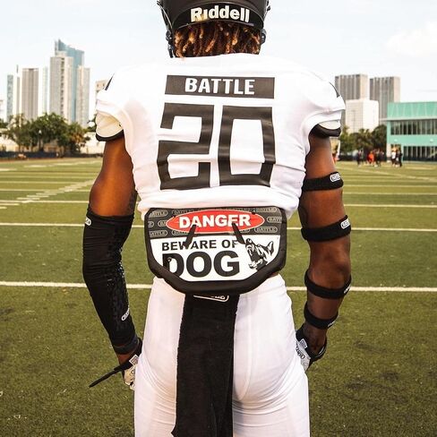 لوحة عظمية خلفية جديدة من Battle Sports - لوحة خلفية، واقي خلفي لأسفل الظهر، غلاف خارجي صلب وإسفنج محيطي، معدات كرة قدم حماية عالية التأثير in Kuwait