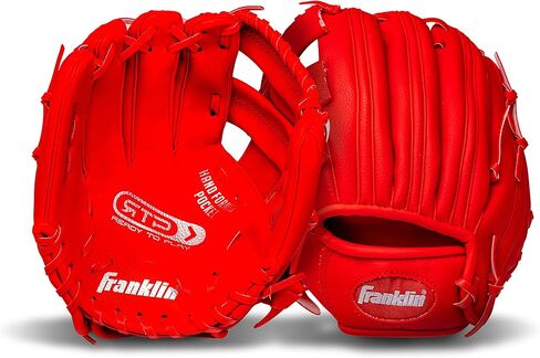 قفازات البيسبول للأطفال من Franklin Sports - قفاز RTP للشباب + مجموعة كرات - مجموعة قفازات تيبول للأولاد والبنات - للأطفال + الأطفال الصغار - 9.5 بوصة in Kuwait