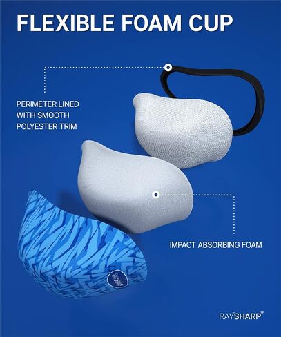 كأس بيسبول RAYSHARP للأولاد الشباب - كوب واقي من الفوم الناعم للأعمار من 7 إلى 12 عامًا للأطفال كأس رياضي لكرة القدم لاكروس والهوكي MMA وإكسسوارات البيسبول in Kuwait