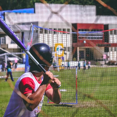 شاشة حماية من ChamGoal مقاس 7 × 7 أقدام للكرة اللينة والبيسبول، شبكة تدريب على شاشة إبريق الكرة اللينة خفيفة الوزن محمولة، سلامة أساسية للرمي أو شبكة ممارسة الضرب in Kuwait