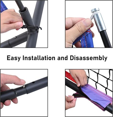 شاشة حماية من ChamGoal مقاس 7 × 7 أقدام للكرة اللينة والبيسبول، شبكة تدريب على شاشة إبريق الكرة اللينة خفيفة الوزن محمولة، سلامة أساسية للرمي أو شبكة ممارسة الضرب in Kuwait