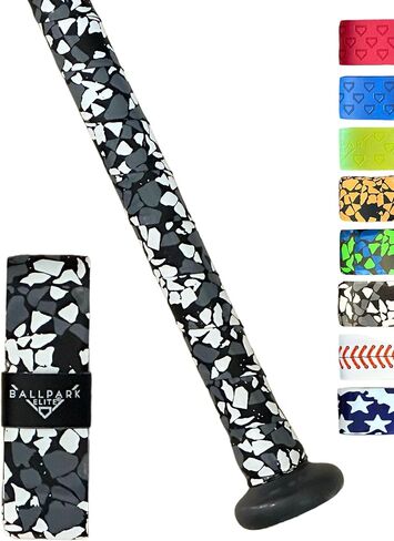 شريط قبضة الخفافيش للبيسبول/الكرة اللينة | استبدال قبضة مضرب البيسبول مقاس 1.10 مم | أشرطة سوداء، علم الولايات المتحدة، غرزة وقبضة مموهة in Kuwait