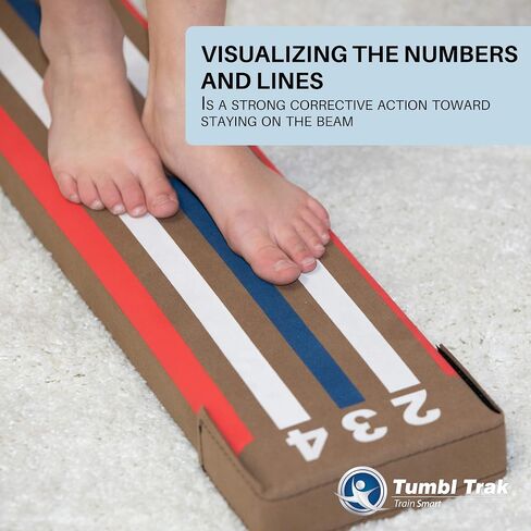 شعاع ليزر Tumbl Trak بطول 8 أقدام مع شعاع تدريب منخفض التوازن للجمباز من الخشب الصلب in Saudi Arabia