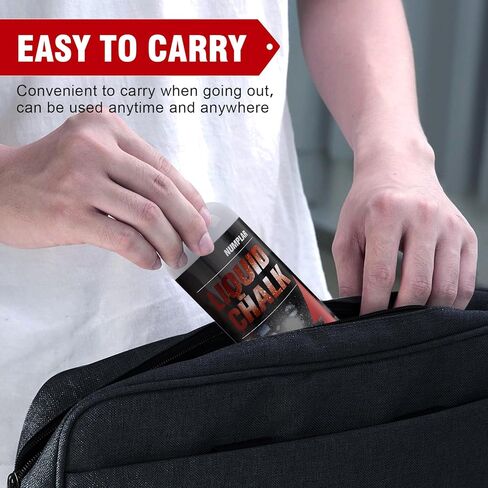 الطباشير السائل، طباشير الصالة الرياضية بدون فوضى لرفع الأثقال، والجمباز، وتسلق الصخور. قبضة يد احترافية لرفع الطباشير، مقاومة للعرق وتدوم طويلاً من أجل قبضة أقوى in Kuwait