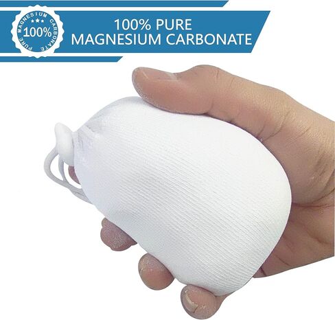 كرة الطباشير القابلة لإعادة الملء بوزن 2.6 أونصة، كرة الطباشير متعددة الأغراض مليئة بكربونات المغنيسيوم غير السامة وعديمة الرائحة لطباشير تسلق الصخور، وطباشير الصالة الرياضية، وطباشير رفع الأثقال، وطباشير الجمباز للحانات والمزيد in Kuwait