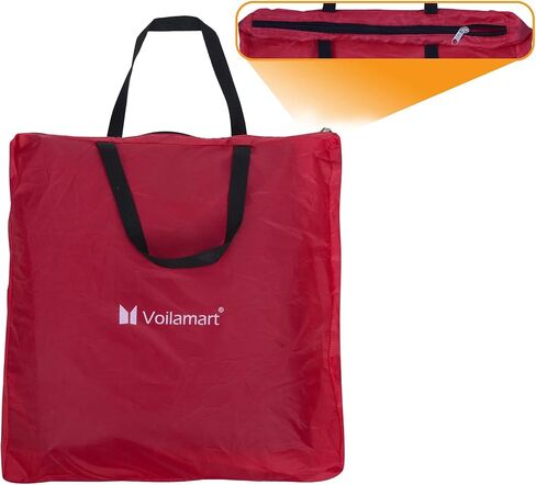 Voilamart Parachute 20FT 16 FT Play Parachute للأطفال الأطفال قوس قزح المظلة للأطفال مع مقابض حقيبة حمل مضغوطة للعب الجماعي التعاوني في الهواء الطلق in Kuwait