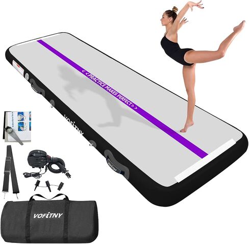 All Purpose Gymnastics Mat 6.6/10/13/16/20 ft Sturdy Inflatable Tumble Track for Home/Gym in Saudi Arabia