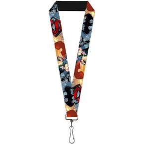Buckle Down Lanyard-1.0"-Dc Comics Trinity Group-Batman/Wonder Woman