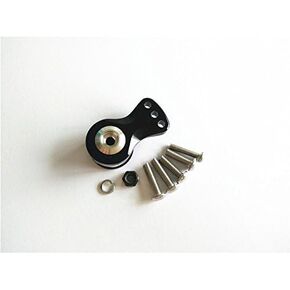 Aluminum Servo Saver 18mm for Stock Plastic 25T Output Gear Ajustable Hi-Torque Servo Arm Black