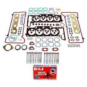 DNJ HGB3164 Cylinder Head Gasket Set with Head Bolt Kit for 2000-2003 Cadillac DeVille 4.6L 281cid V8 DOHC