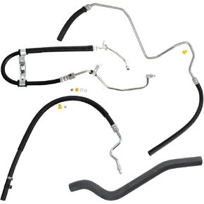 TRQ Power Steering Hose Compatible with 2004-2008 Ford F-150 2006-2008 Lincoln Mark LT