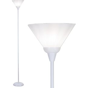 Floor Lamp by Light Accents - Mary Floor Lamp for Living Rooms - Standing lamp - Pole Light - Torchiere Floor Lamp - Bedroom Floor Lamp (Black) in Kuwait