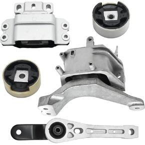 5Pcs 1J0-199-262-DA Engine Motor Mounts Engine Motor Transmission Mount Replacement for Jetta 2005 2006 2007 2008 2009 2010 2011 2012 2013 2014 2015 2016 2017 2018