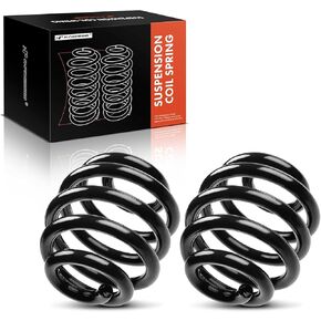 A-Premium 2Pcs Rear Suspension Coil Spring Set Compatible with Audi TT Quattro 8N3 2001-2006, Coupe and with Sports Suspension, Driver and Passenger Side, Replace# 31336759388