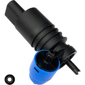 Windshield Washer Pump, 8260A059 8260A021 8260A082 Automotive Replacement Windshield Wiper Fluid Windscreen Cleaning Pump with Grommet Compatible with Jeep, Dodge, Chrysler, Chevy