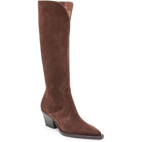 Dolce Vita Women's Raj Fashion Boot, DK Brown Suede, 6.5