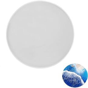 قوالب راتينج السيليكون، قوالب صينية دائرية مقاس 11.8 بوصة قوالب راتنجات الإيبوكسي السيليكون المستديرة لصب الراتنج، حامل مجوهرات DIY، ديكور المنزل in Kuwait