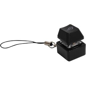 1Pc Black Keyboard 1 Key Keychain Light Up 7 Modes LED Light Toys Stress Relief Gifts,Stress Relief Artifact to Pass The Time to Class Fidget Toys and Office Boring Vent Squeeze Toys Automotive Trim