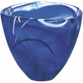 Kosta Boda Contrast Small Blue Bowl