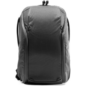 Peak Design Everyday Backpack Zip 20L Black, Carry-on Backpack with Laptop Sleeve (BEDBZ-20-BK-3)