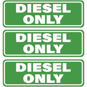 Gasoline Only Sticker Decal Sign 9-Pack - Weatherproof Adhesive Decal for Your Truck, Car, Tractor, Gas Fuel Can, Fuel Gas Pump - 6 x 2 Inches (Gasoline, Diesel and Mixed Fuel)