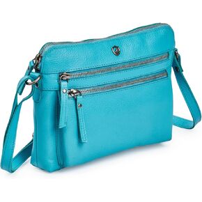 Cochoa Crossbody bags for Women Trendy Purses in Real Leather Soft Small Shoulder Sling Travel Crossover