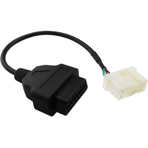 eMagTech 12 Pin Car OBD2 Connection Cable OBD2 Diagnostic Instrument Connection Cable OBD2 Connector Harness OBD2 Adapter Cable Compatible with Tesla Model X Model S