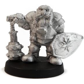 Stonehaven Dwarf Paladin Miniature Figure (for 28mm Scale Table Top War Games) - Made in USA