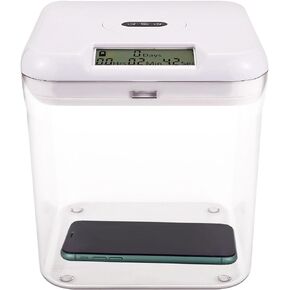 Time Lock Box, Phone Lock Box with Timer, Time Locking Container, Time Lock Safe for Cell Phone, Snacks and Other Tempting Items