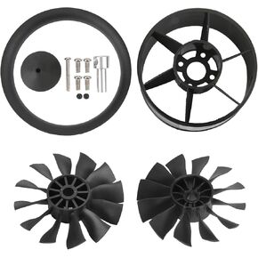 High Performance 50mm 12 Blade Propeller Ducted Fan for RC Planes , RC Ducted Fan , Ducted Fan for 3300KV Motor (正桨)