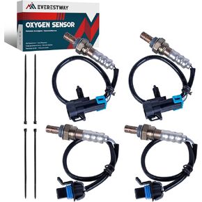 234-4337 234-4018 234-4112 Oxygen Sensor Upstream or Downstream Compatible with 2006-2007 Chevy Avalanche Silverado 1500 Tahoe/GMC Sierra 1500 Yukon/Cadillac Escalade Replacement 4PCS