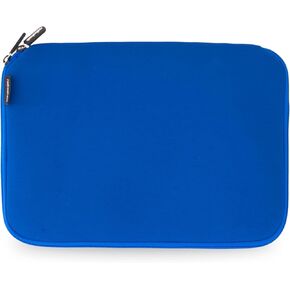 RadioShack Zippered Laptop Sleeve, 14 Inch, Slim Laptop Carrying Case with Extra Padding for 14-Inch Laptops or Tablets, Blue