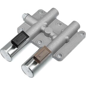 ACROPIX Transmission Shift Solenoid Replacement Fit for Honda Civic - Pack of 1 Silver Tone Black