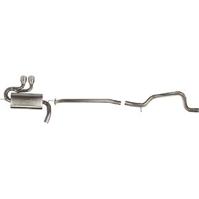 BORLA 140504 Cat-Back Performance Exhaust System for 2013-2018 Ford Focus ST 2.0L 4 Cyl. Turbo Manual Transmission Front Wheel Drive 5 Door Hatchback.