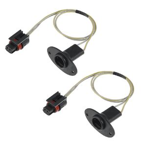 X AUTOHAUX 2pcs License Plate Light Wiring Harness Socket Assembly Rear License Plate Lamp Assemblies 5179988AB for Dodge for Ram 1500 2500 3500 1994-2002 Pickup Truck W/O Bulb