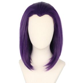 Men or Women Cosplay Wig Short Purple Wig Straight Halloween Costume Party Wigs