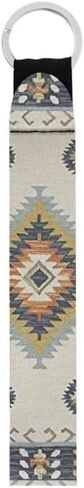 GLENLCWE Southwest Native American Tribal Aztec Car Wristlet Lanyard and Neoprene Keychain in Kuwait