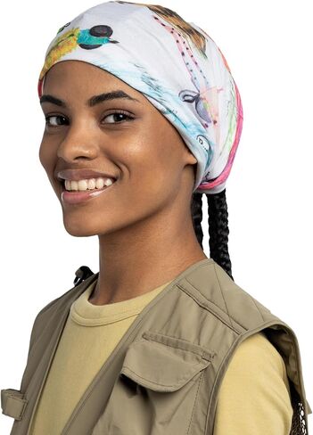 BUFF One Size CoolNet UV+ Multifunctional Headwear and Face Mask, Fishing and Hunting Designs, Blue in Kuwait