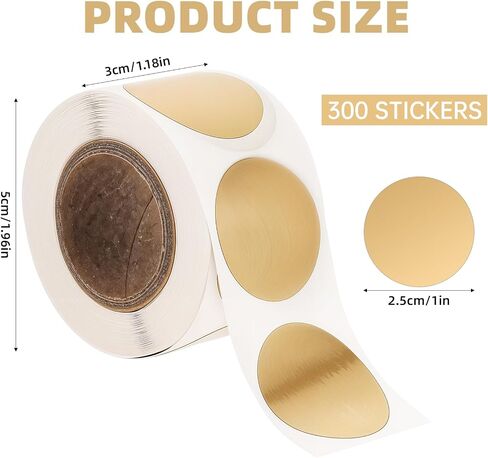 500Pcs Scratch Off Labels Stickers 1" Round Circle Adhesive Gold Stickers Permanent Code Circle Dot Stickers Envelope Seals for Office DIY Lottery Ticket Raffle Ticket Gender Reveal Reward Program in Saudi Arabia