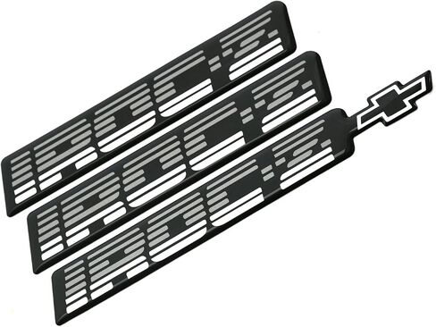 Set of New IROC-Z Rocker Panel & Rear Bumper Emblem Replacement for 82-92 Camaro (Silver) in Saudi Arabia