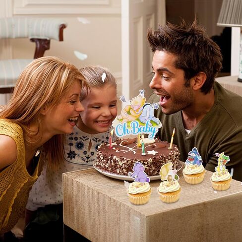 MEMOVAN Winnie Cake Topper Welcome Oh Baby Acrylic Cake Cupcake Toppers Classic The Pooh Bear Baby Shower Birthday Cake Topper Decorations for Winnie Bee Party Supplies in Kuwait