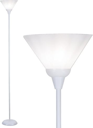 Floor Lamp by Light Accents - Mary Floor Lamp for Living Rooms - Standing lamp - Pole Light - Torchiere Floor Lamp - Bedroom Floor Lamp (Black) in Kuwait