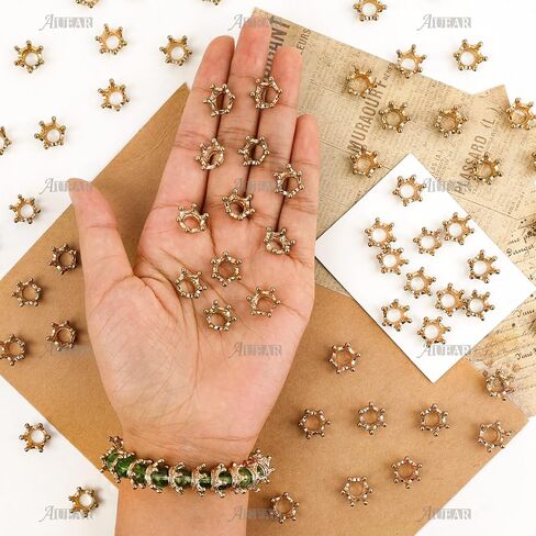 AUEAR, 3D Mini Lovely Crown Charms Findings Vintage Alloy Pendants for Jewelry Making DIY Crafting in Saudi Arabia