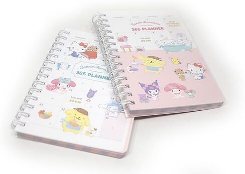 1 Count Cute Kitty Melody Friends 365 Daily Planner (Pink or Mint) Random Design will be sent. in Saudi Arabia