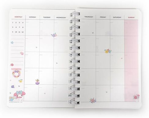 1 Count Cute Kitty Melody Friends 365 Daily Planner (Pink or Mint) Random Design will be sent. in Saudi Arabia