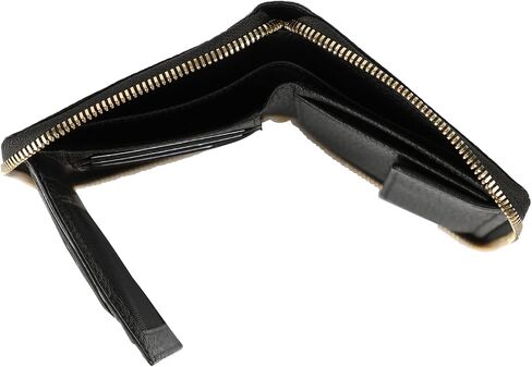 Vera pele womens Italian Leather wallet Black Made in Italy 6 credit cards in Saudi Arabia