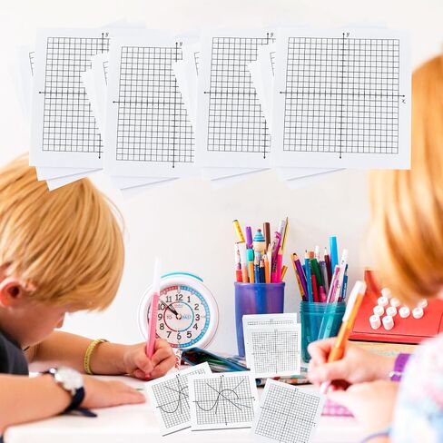 24 Pads Graph Paper Sticky Notes - Mini Graph Sticky Notes 3x3 in 600 Sheets,Lined Sticky Notes Super Adhesive Math Chart Paper X Y axis 20×20 Grids in Saudi Arabia