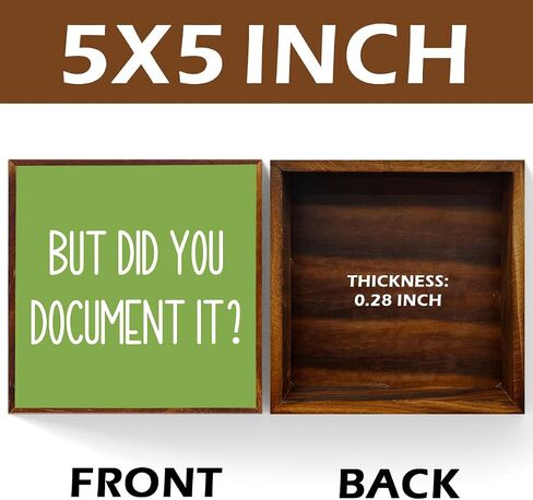 Funny Office Wooden Sign The Office Gifts Desk Decor But Did You Document It Sign Work Boss Day Gifts Christmas Birthday Gifts for Accountant HR Boss Employee Coworker 5 X 5 Inch in Saudi Arabia