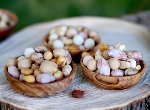 مجموعة أوعية صغيرة من خشب الزيتون مكونة من 3 أوعية مصنوعة يدويًا أوعية صغيرة خشبية مصنوعة يدويًا in Saudi Arabia